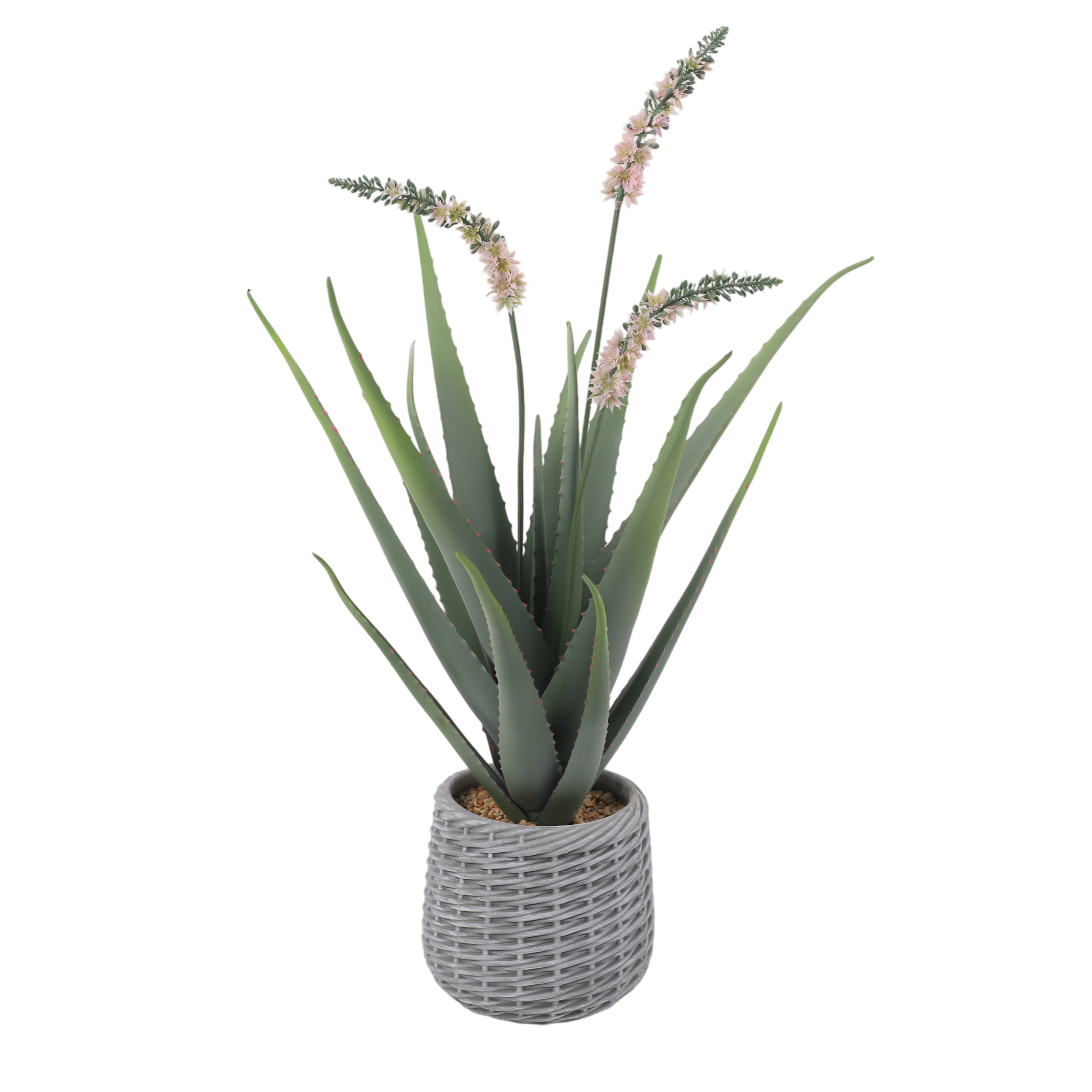 24P0751-Artificial Aloe in EVA Pot