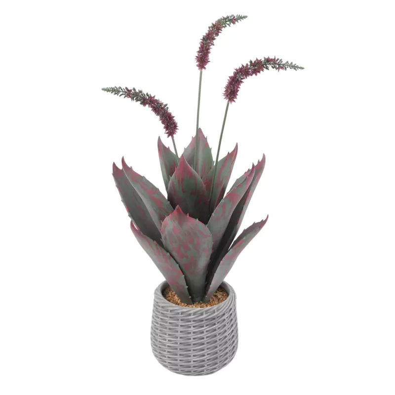24P0739-Artificial Agave in EVA Pot