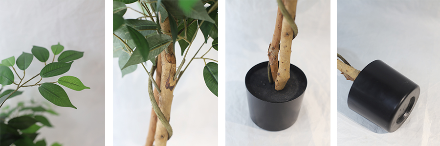Artificial Ficus Microcarpa In Pot