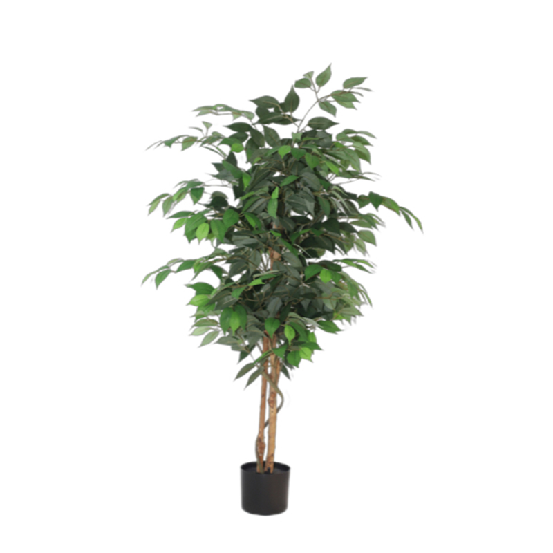 120CM Artificial Ficus Microcarpa In Plastic Pot