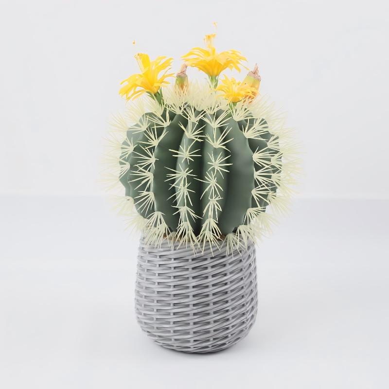 24P0843-Artificial Cactus in EVA Pot